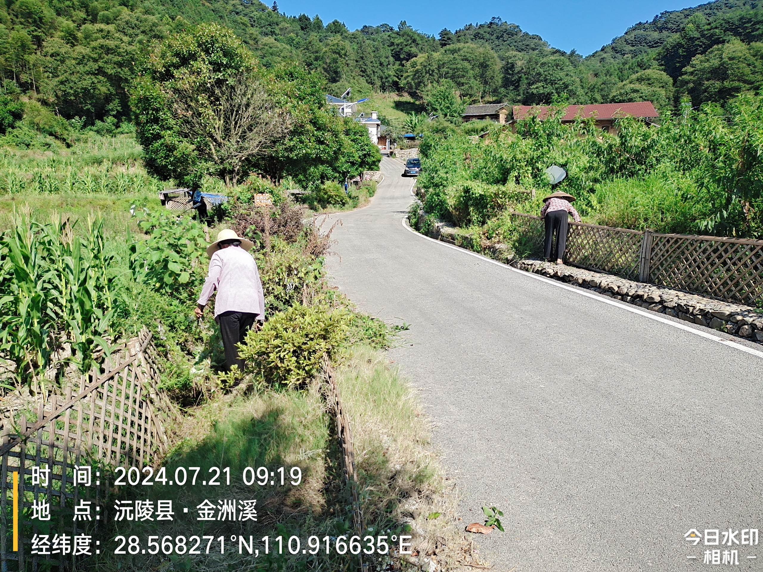 界亭驿村日常道路清洁