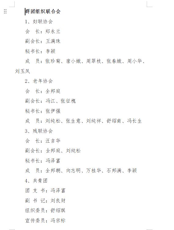 金银池村幸福协会群团组织联合会
